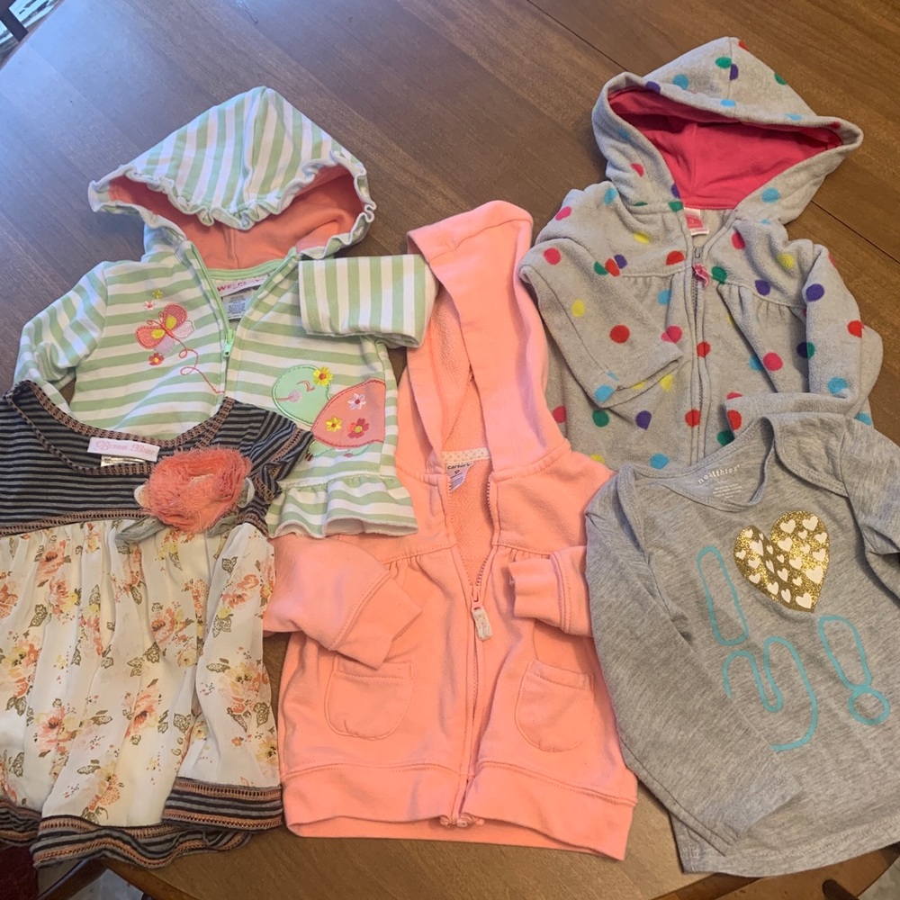6-9m bundle (3 jackets/2 tops)
